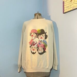 XL vintage 90’s clown crewneck🤹‍♀️👒